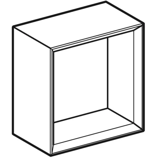 GEBERIT veggskap 225x132x235mm åpen høykompresjon tre-lags sponplate