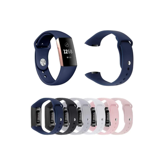 Silikonarmbånd - Kompatibelt med Fitbit Charge 3
