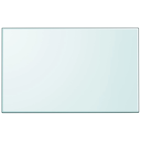 vidaXL bordplade rektangulær 1000 x 620 mm hærdet glas