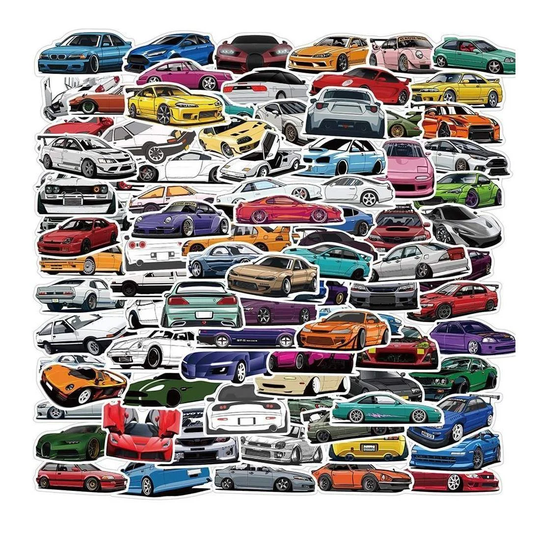 50x Klistermærker og Dekaler - VSCO Cars