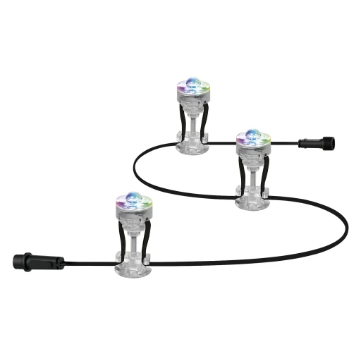 Ledvance Smart+ Dot 3 LED hagelampe med 3 lamper, 1W, RGBW, WiFi, udvidelsesdel