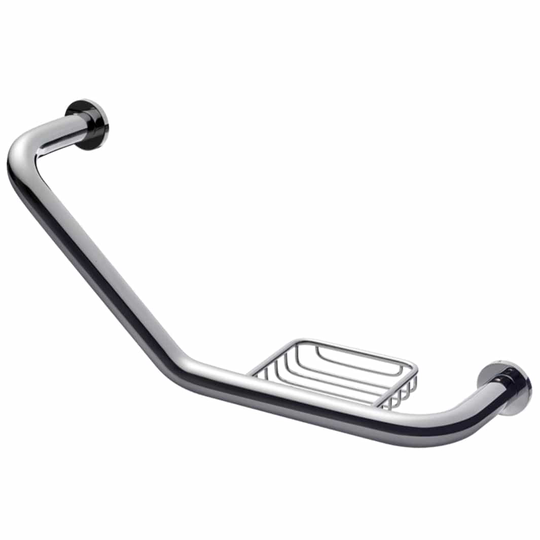 Tapwell Ta808 Badekarhåndtak L457mm M/såpekopp Krom