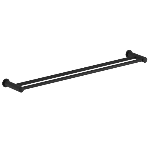 Damixa Silhouet håndklestang dobbel 80 cm, matt sort