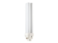 Philips MASTER PL-C - Ikke-integreret kompakt fluorescerende lyspære - form: dobbelt biax - G24q-3 - 27.4 W - klasse G - strålende hvidt lys - 2700 K
