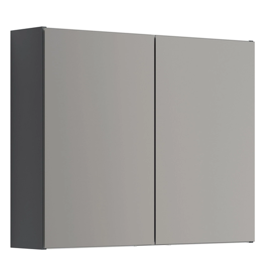 Dansani Mido+ Select Speilskap Uten Lamper B50-120xh64cm Grå Matt / 80cm