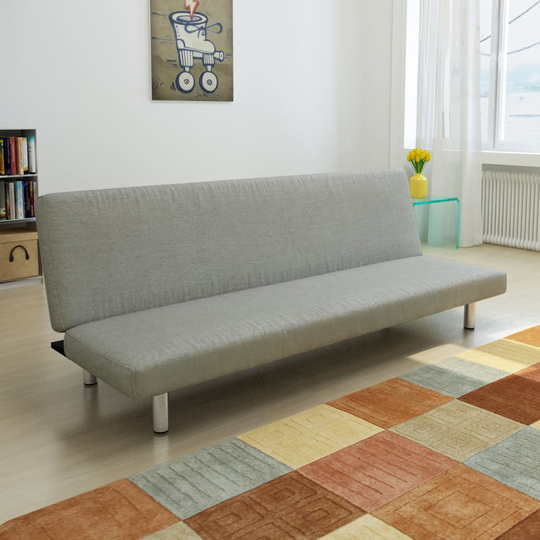 vidaXL sovesofa grå polyester