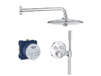 Grohe SmrtCtrl sp rund+brs - Grohtherm SmartControl Brusesæt med hovedbruser,Euphoria 260