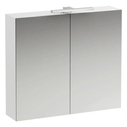 Laufen Base speilskap, 80x70 cm, høyglans hvit