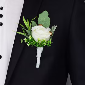 Bryllup håndledd blomster Boutonnieres Bryllup / Spesiell Leilighet Ikke Vevet Traditionel / Klassisk