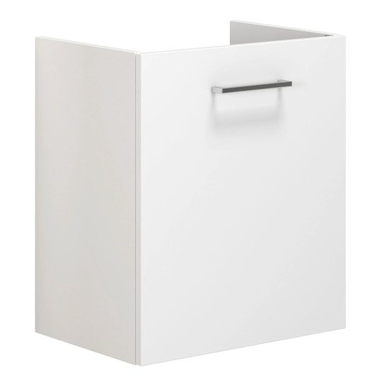 Dansani Mido+ Slim Servantskap 1 dør B50xd35cm Uten Servant Hvit Matt / 50cm Høyre