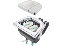 Trykknap komplet duo krom/mat til nautic 2/4 liter