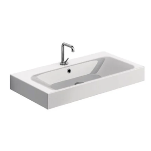 Lavabo Cento 80 Servant 80x45 cm m/Armaturhull m/Overløp