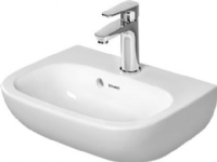 Duravit 07054500002, Vægmonteret håndvask, Keramisk, Hvid, 450 mm