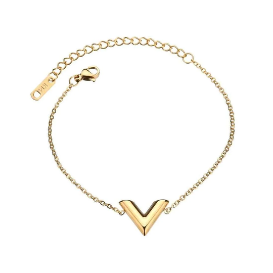 Armbånd, Smykke med V-form - Guld