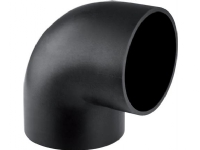 Geberit 90 mm 88,5° sort PEH-afløbsbøjning