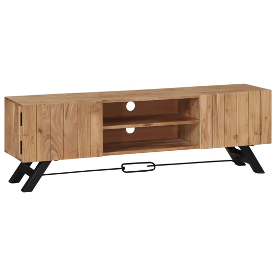 vidaXL tv-skab massivt akacietræ 140 x 30 x 45 cm