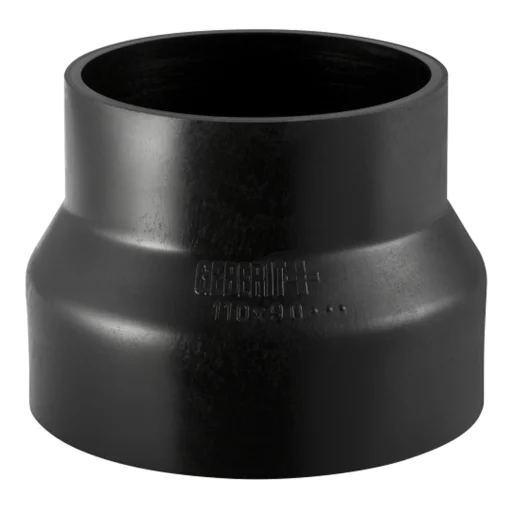 110 x 40 mm Reduksjon sentrisk svart PEH Geberit