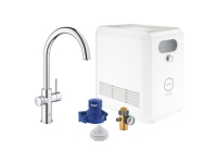 GROHE 31323002, Standard, Krom, Dørgreb, Enkelt, Type C, Keramisk