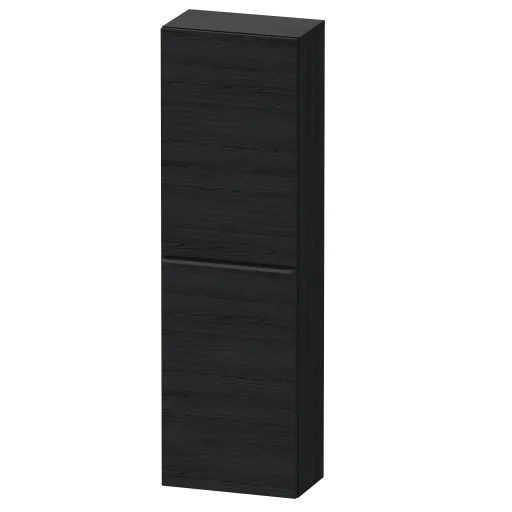 Duravit D-Neo halv høyskab 1320 x 240 mm i black oak