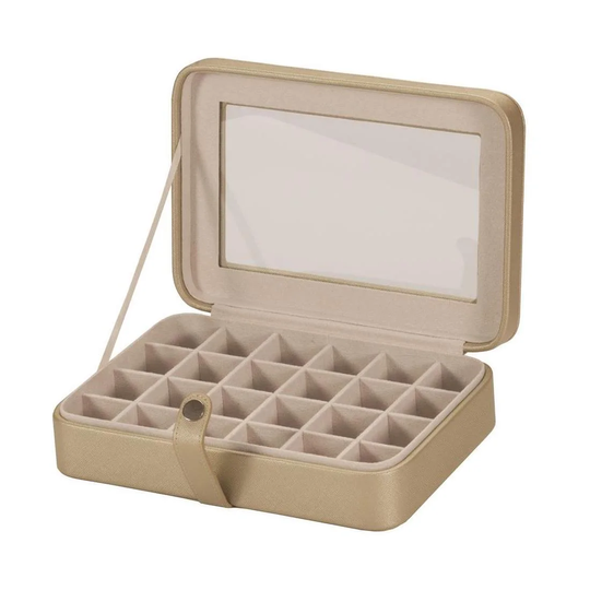 Smykkeskrin i Kunstlæder, Beige - Miriam