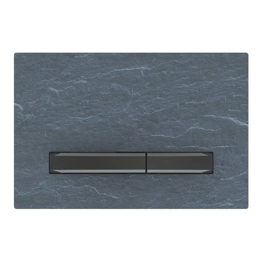 Geberit Sigma 50 betjeningsplate i mustangskifer/svart krom