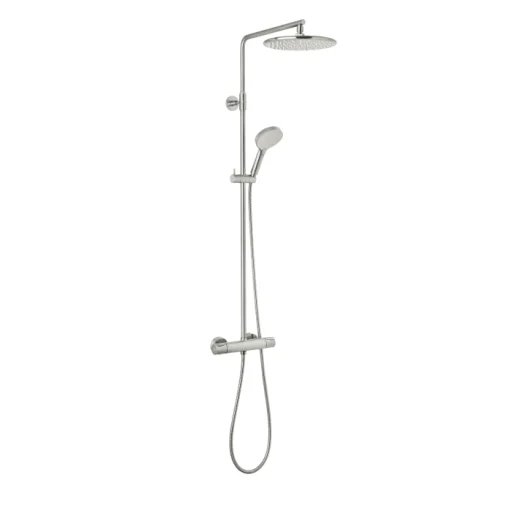 Damixa Silhouet dusjsystem m/termostat, steel