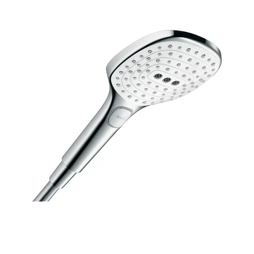 Hansgrohe Raindance Select E hånddusj 120 3jet EcoSmart, hvit/krom