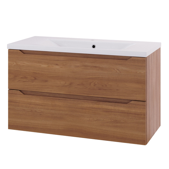 Linn Bad Emma D45cm Servantskap Eik / 100cm 2 Skuffer
