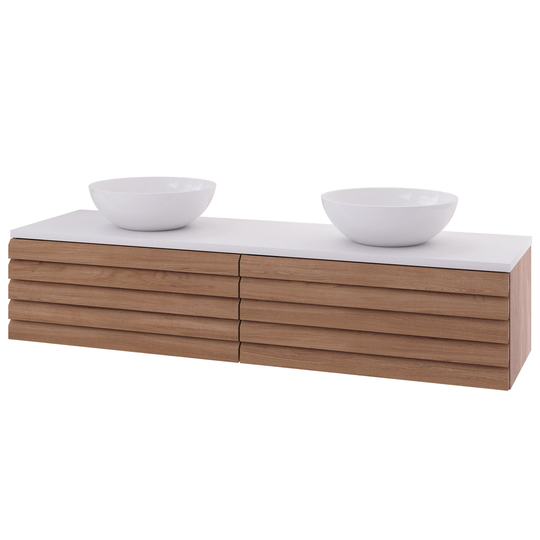 Linn Bad Selma Eikestav Heltre D45cm Servantskap Eik / 160cm Valgfri
