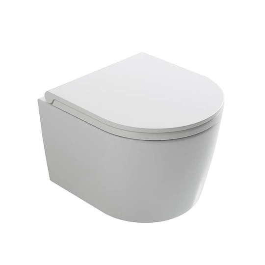 Globo Forty3 Compact Vegghengt Toalett - Uten Toalettsete Hvit