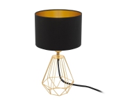 EGLO CARLTON 2 BORD H305 GULD/SORT