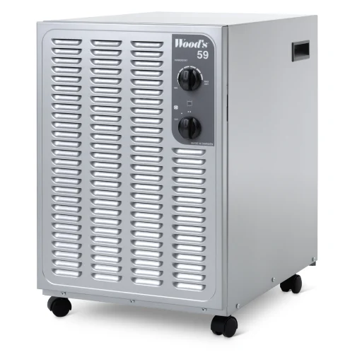 Woods SW59FW avfukter 25 liter/døgn 230 m², sølv/metallfarget