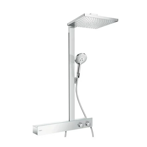 Hansgrohe Raindance E 1jet ShowerTablet 600 Komplet Dusjsystem m/Termostat, Krom