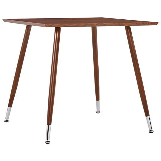 vidaXL spisebord 80,5 x 80,5 x 73 cm MDF brun