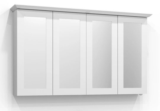 Svedbergs Hamra Speilskap 120cm / Hvit Matt
