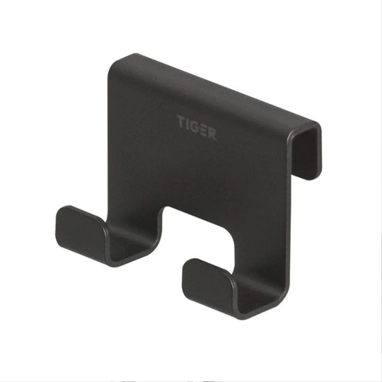 Tiger Caddy Krok for Glassvegg 6-8 mm Svart Matt