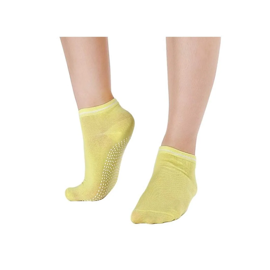 Anti-Slip Yogastrømper - Gul