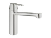 Grohe DIY Eurosmart Cosmo køk - Get etgrebskøkkenbatteri, medium tud, Supersteel 30196DC0