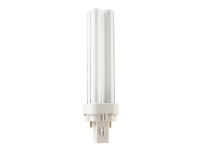 Philips MASTER PL-C - Ikke-integreret kompakt fluorescerende lyspære - form: dobbelt biax - G24d-1 - 13.8 W - klasse G - strålende hvidt lys - 2700 K