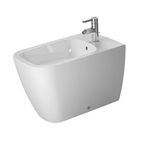 Duravit Happy D.2 gulvstående bidet m/WonderGliss 630x365 mm