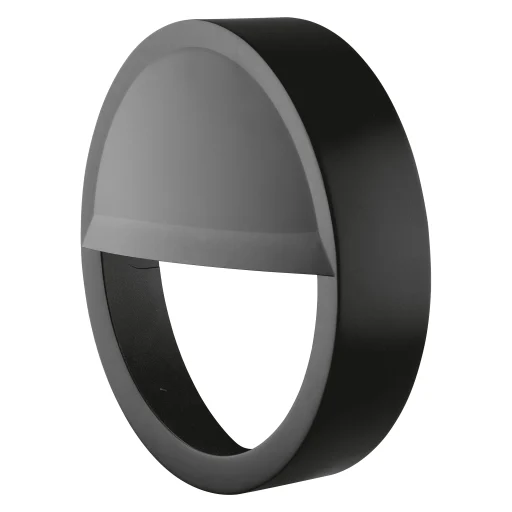 Vegg-/takarmatur Overflate Utendørs halvskjerm 300 (15W) sort