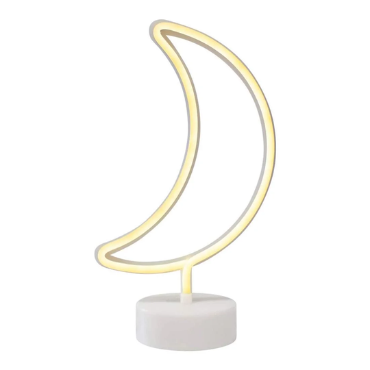 LED Neonlampe, Måne