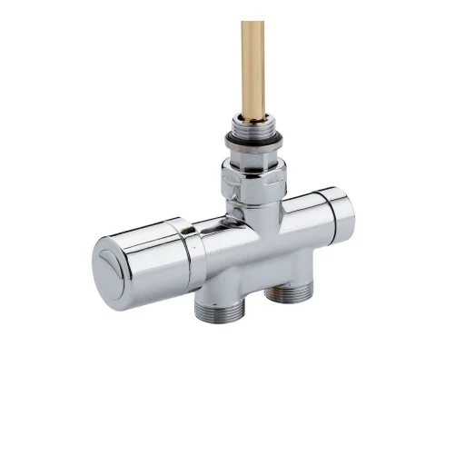 Pax radiatorventil, rett krom