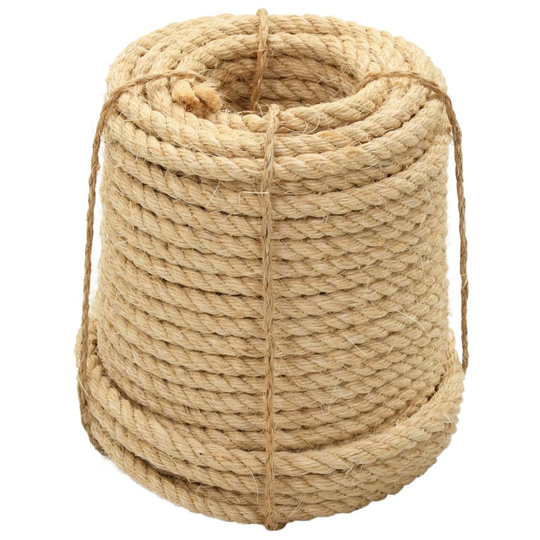 vidaXL reb 100 % sisal 14 mm 50 m