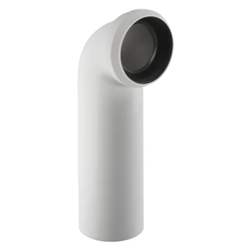 Toaletttilgang PP 90 ° Ø 110 mm hvit