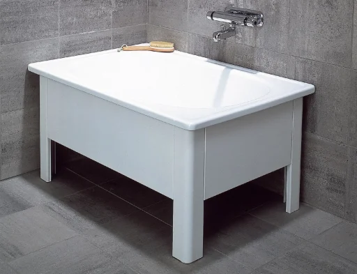 Svedbergs Sittebadekar m/Front & gavl 105 x 70 cm