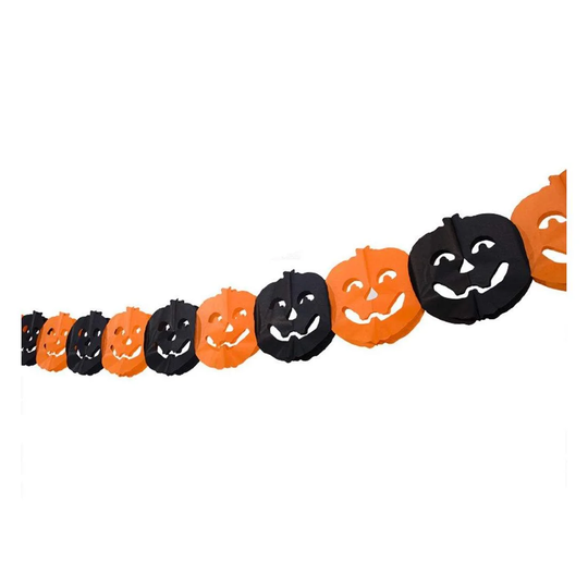 Giurlande med Græskar, Dekoration - Halloween