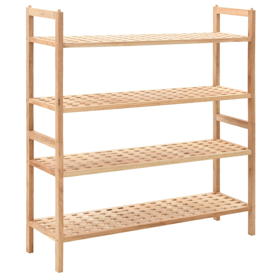 vidaXL skoreol massivt valnøddetræ 69 x 26 x 81 cm