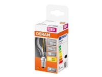 OSRAM LED STAR - LED-filament-lyspære - form: P45 - klar finish - E14 - 1.5 W (tilsvarende 15 W) - klasse F - varmt hvidt lys - 2700 K