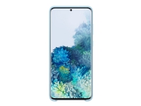 Samsung Silicone Cover EF-PG985 - Bagsidecover til mobiltelefon - silicone - himmelblå - for Galaxy S20+, S20+ 5G